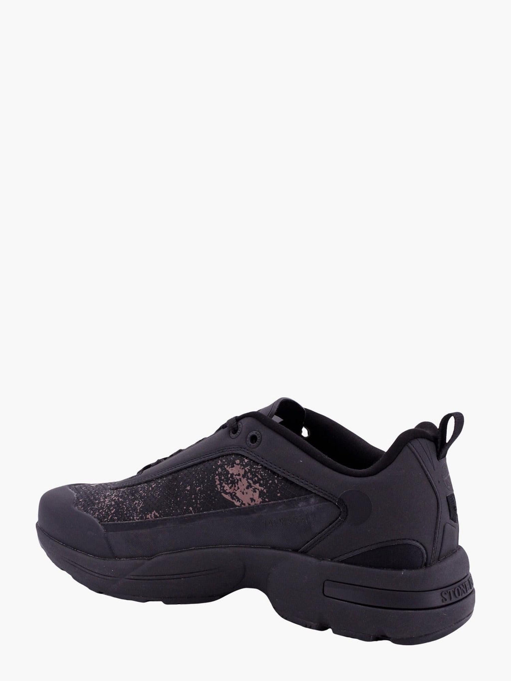 Stone Island Men Grime Man Black Sneakers
