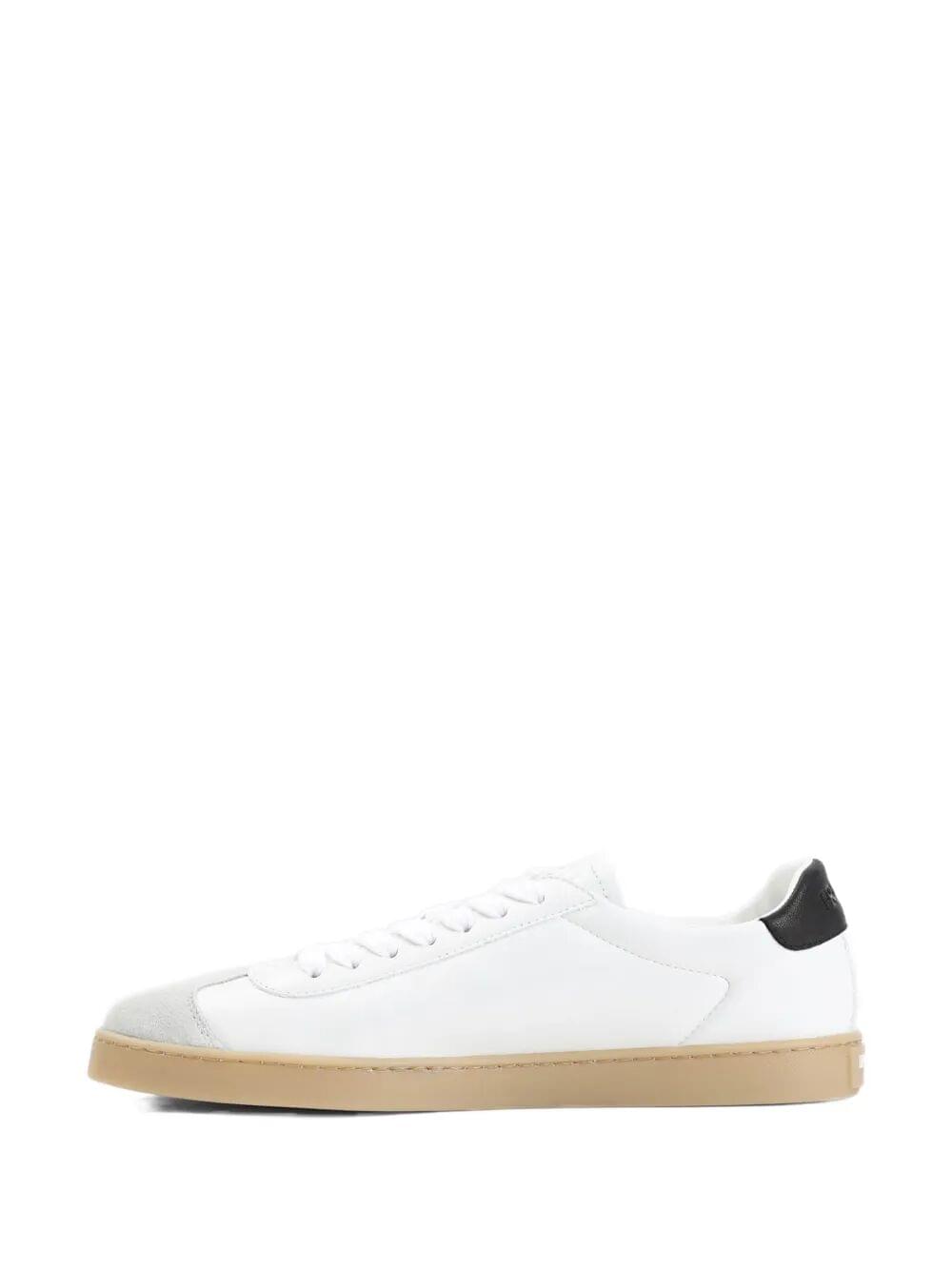 Prada Men Lane Leather Sneakers
