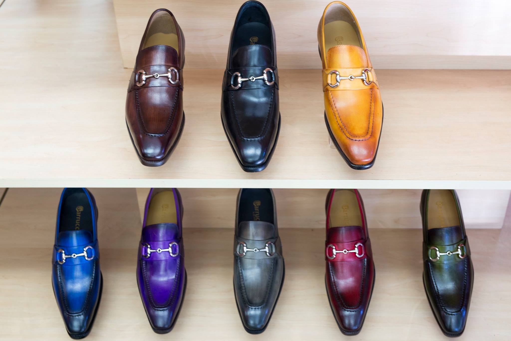Carrucci Calfskin Loafer - Brown