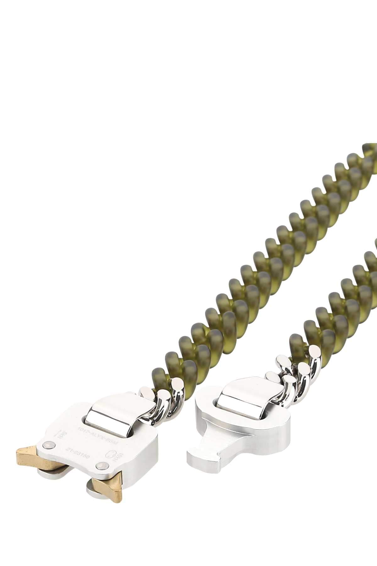 Alyx Men Two-Tone Nylon And Metal Necklace