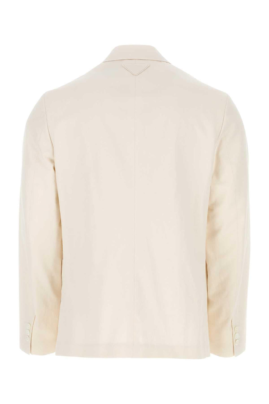 Prada Men Ivory Cotton Blazer