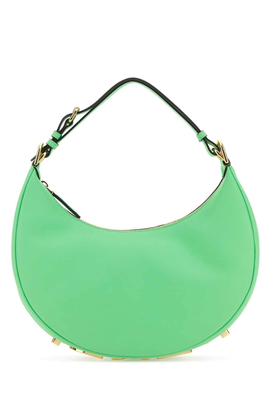 Fendi Women Green Leather Small Fendigraphy Handbag