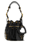 Balenciaga Women Black Leather Le Cagole Xs Bucket Bag