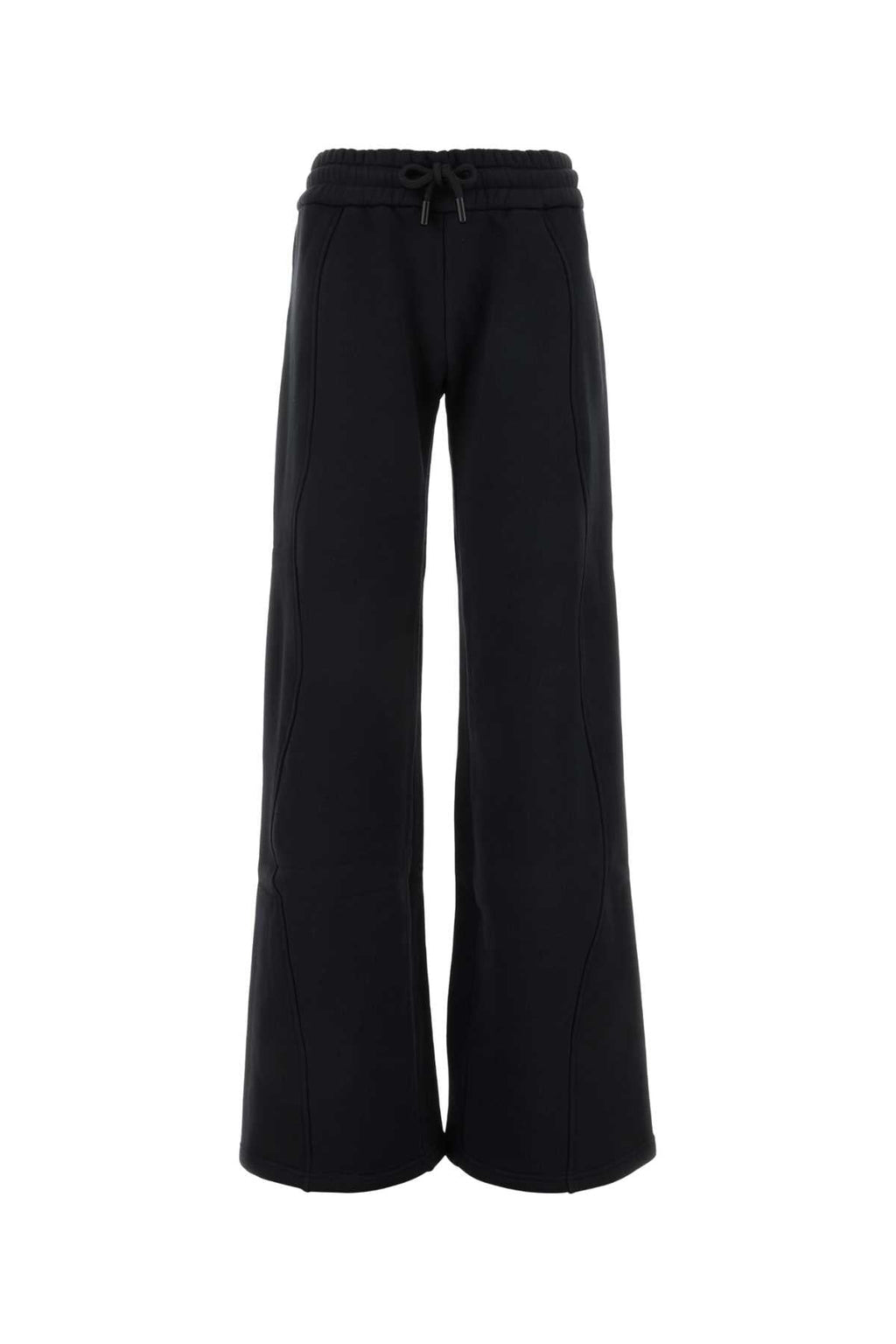 Off White Women Black Cotton Joggers