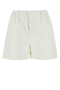 Bottega Veneta Women Printed Leather Shorts