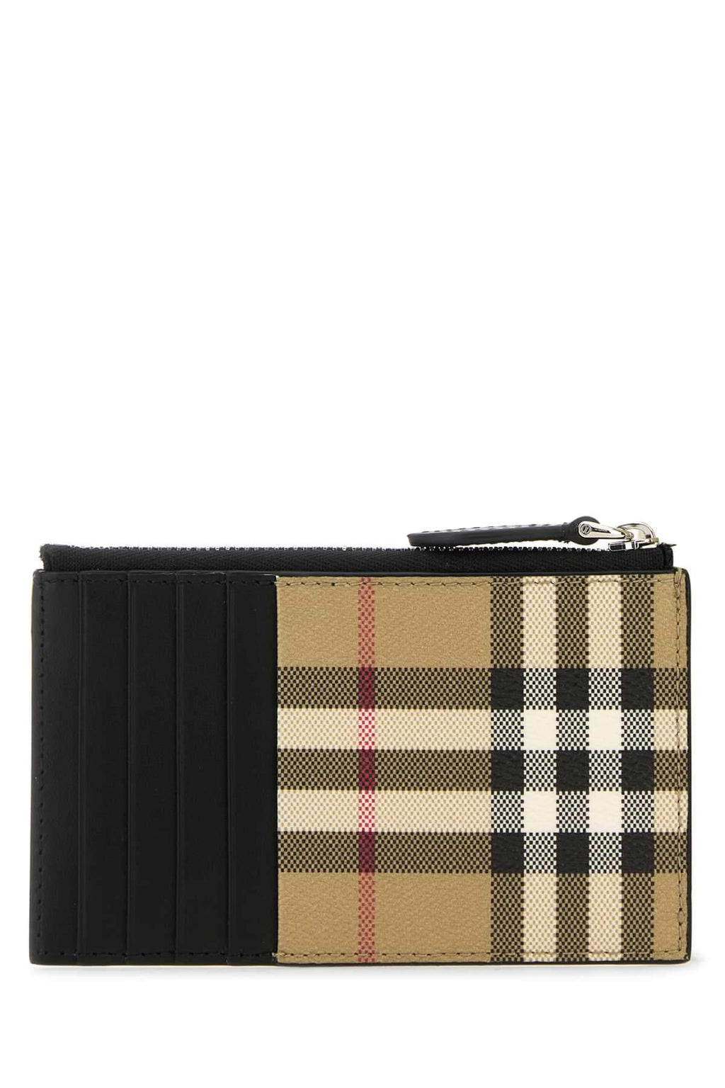 Burberry Men Printed Canvas Card Holder