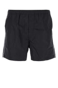 Valentino Garavani Men Midnight Blue Nylon Swimming Shorts
