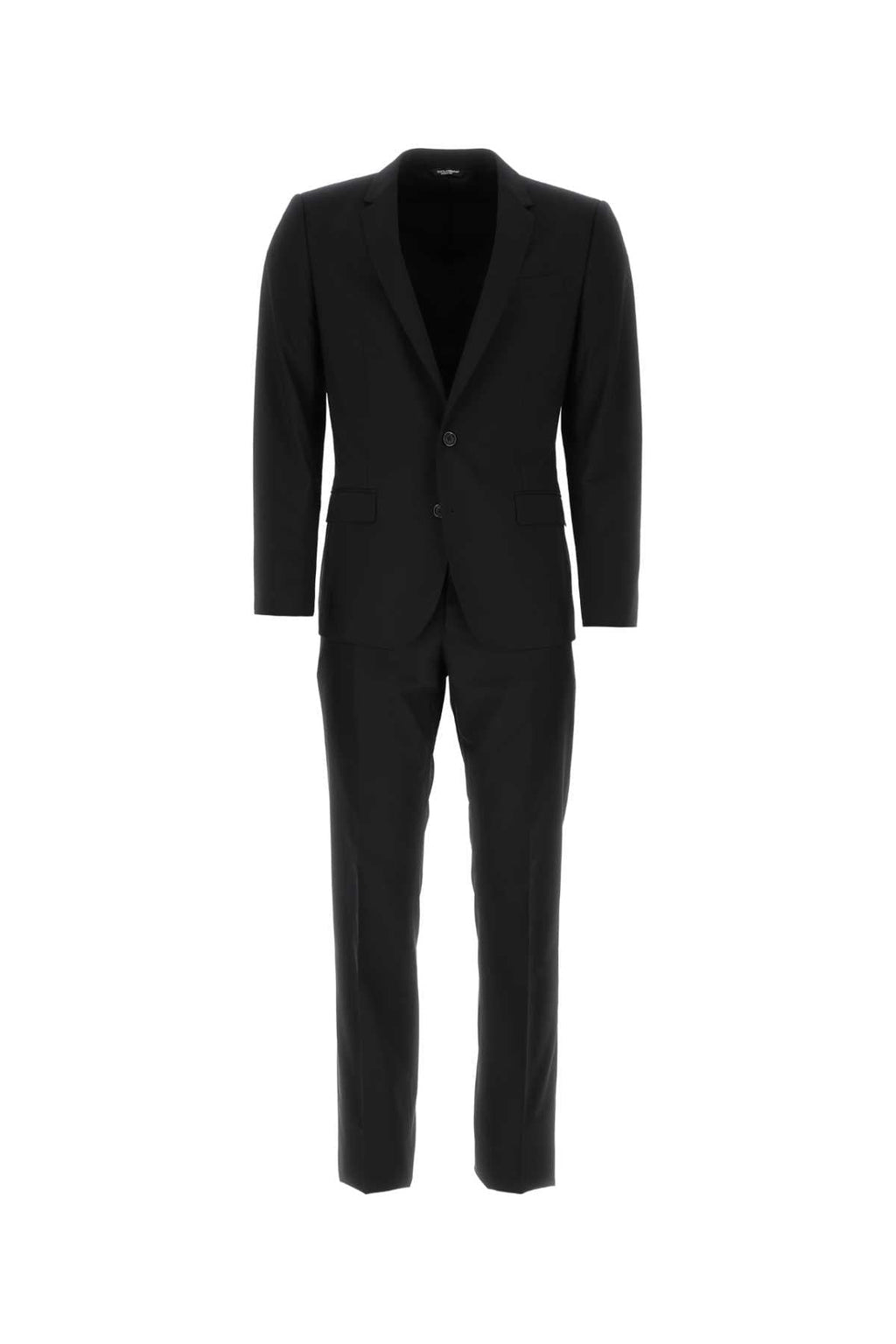 Dolce & Gabbana Men Black Stretch Wool Tuxedo
