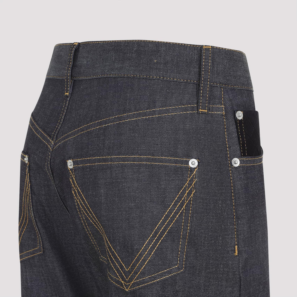 Bottega Veneta Intrecciato Pocket Jeans Women