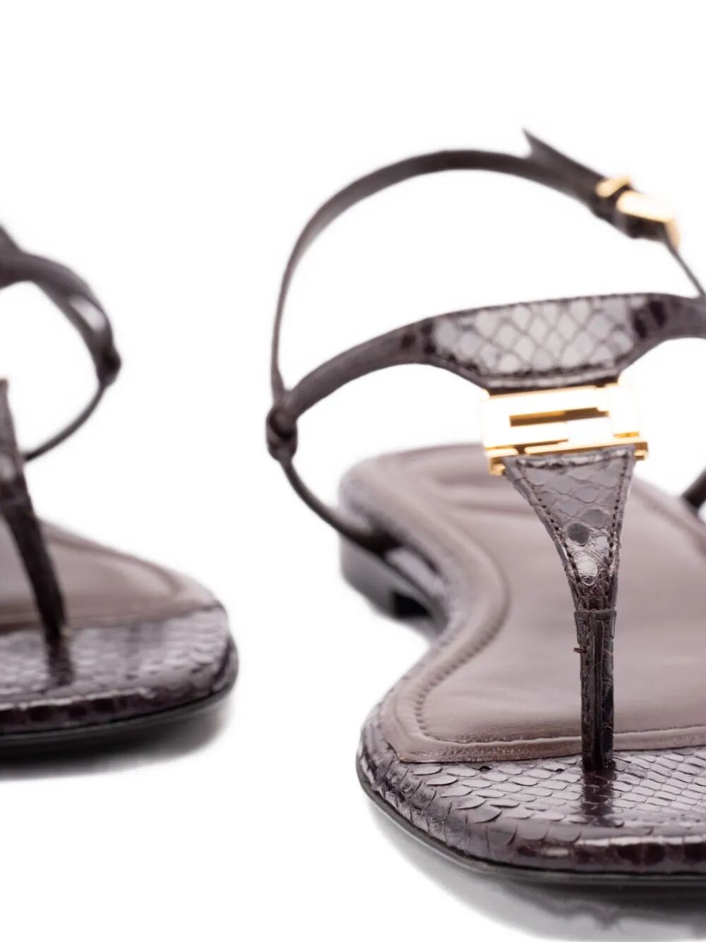 Fendi Women Fendi Ffold Ayers Flip-Flops