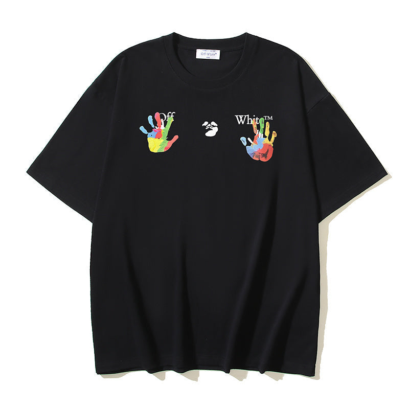OFF-WHITE Women's Swimming Logo Casual T-shirt