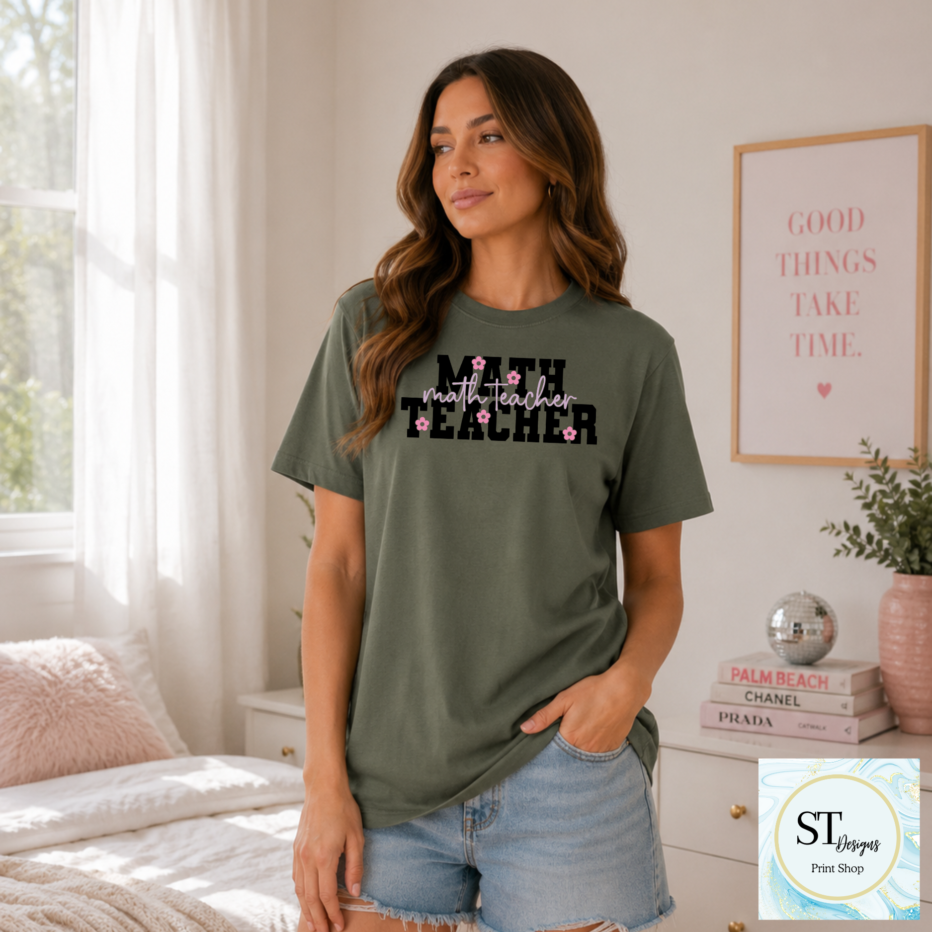 Math Teacher Graphic T-Shirt | Cute Math Teacher Shirt | Back to School Teacher Tee | Math Educator Gift | Unisex S-5XL
