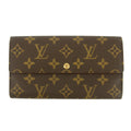 Lous Vuitton Monogram Canvas Sarah Long Wallet #5157