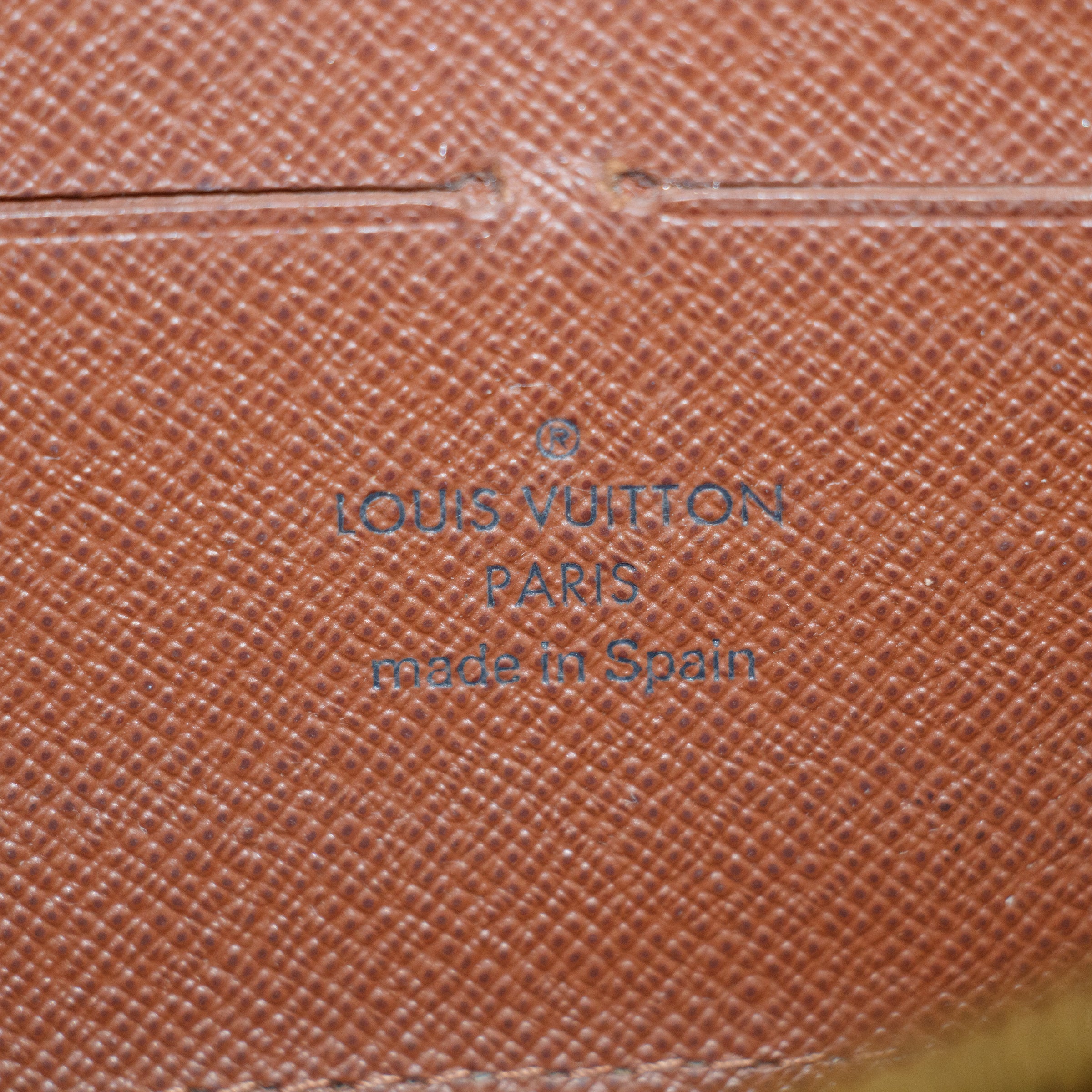 Louis Vuittion Monogram Canvas Zippy Wallet #5158