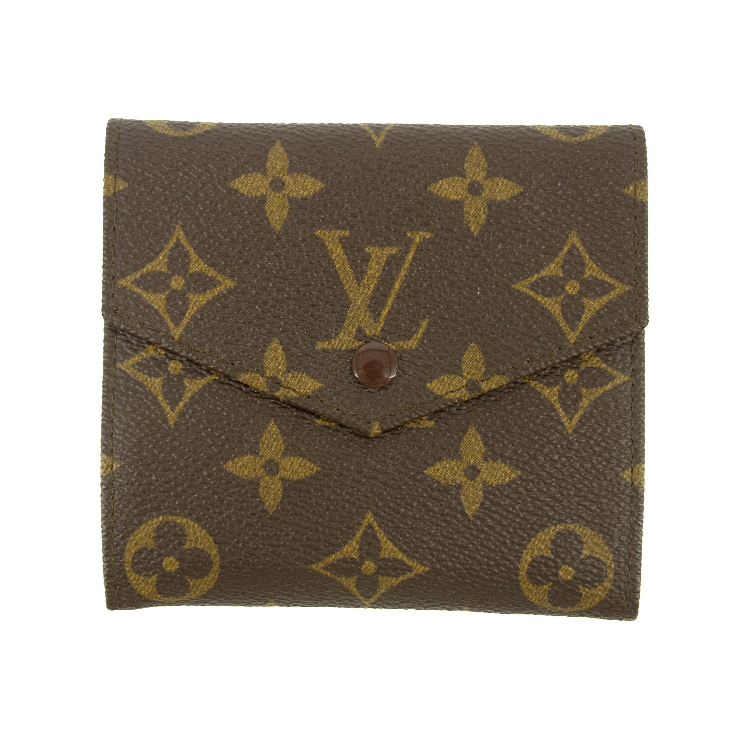 Louis Vuitton Monogram Canvas Brown Victorine Wallet #5238