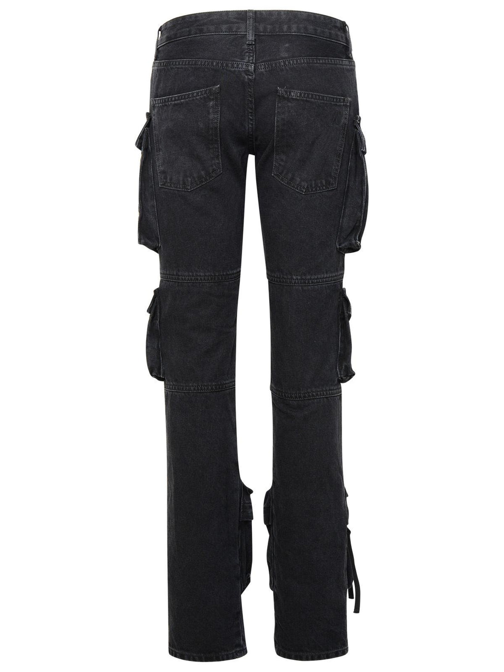 The Attico 'Essie' Black Cotton Jeans Women