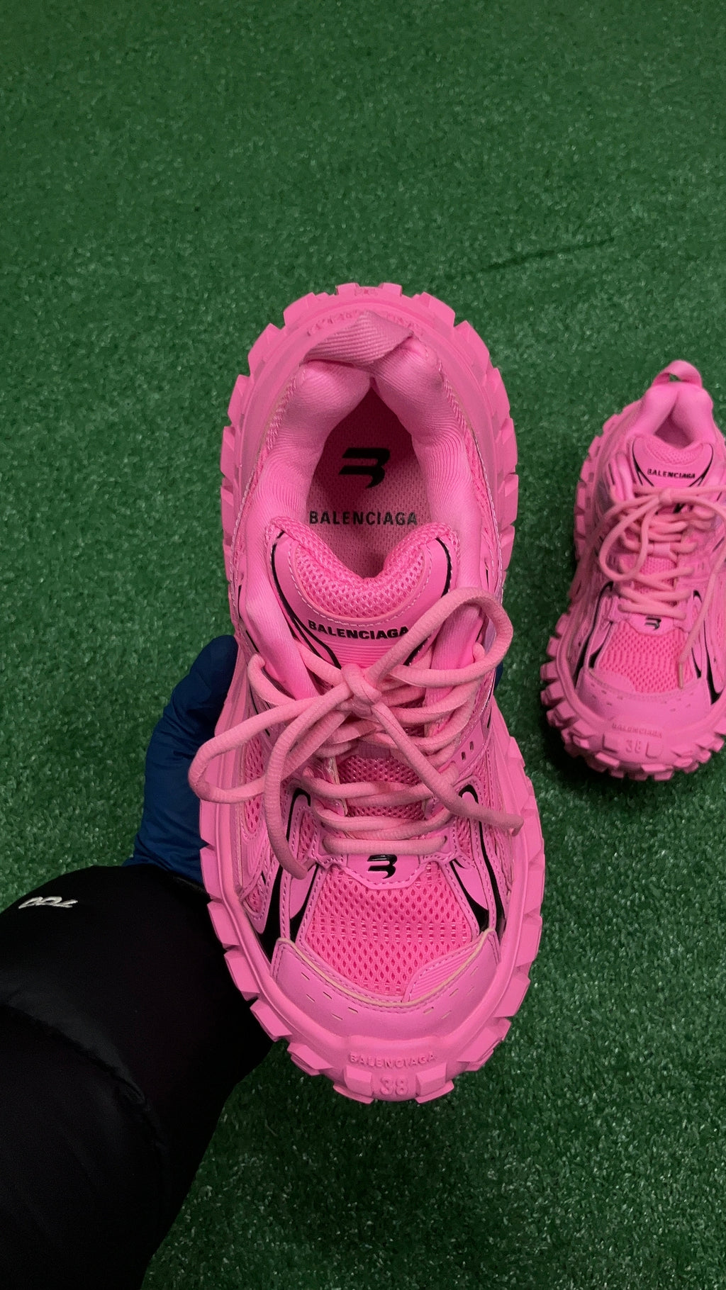 Balenciaga Pink Defender Sneaker