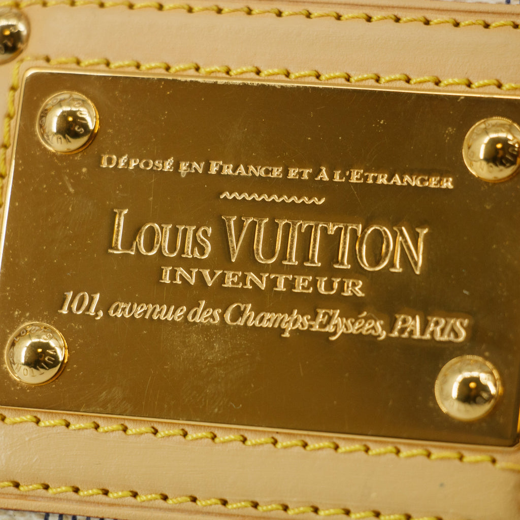 Louis Vuitton Damier Azur White Berkeley Handbag #9260