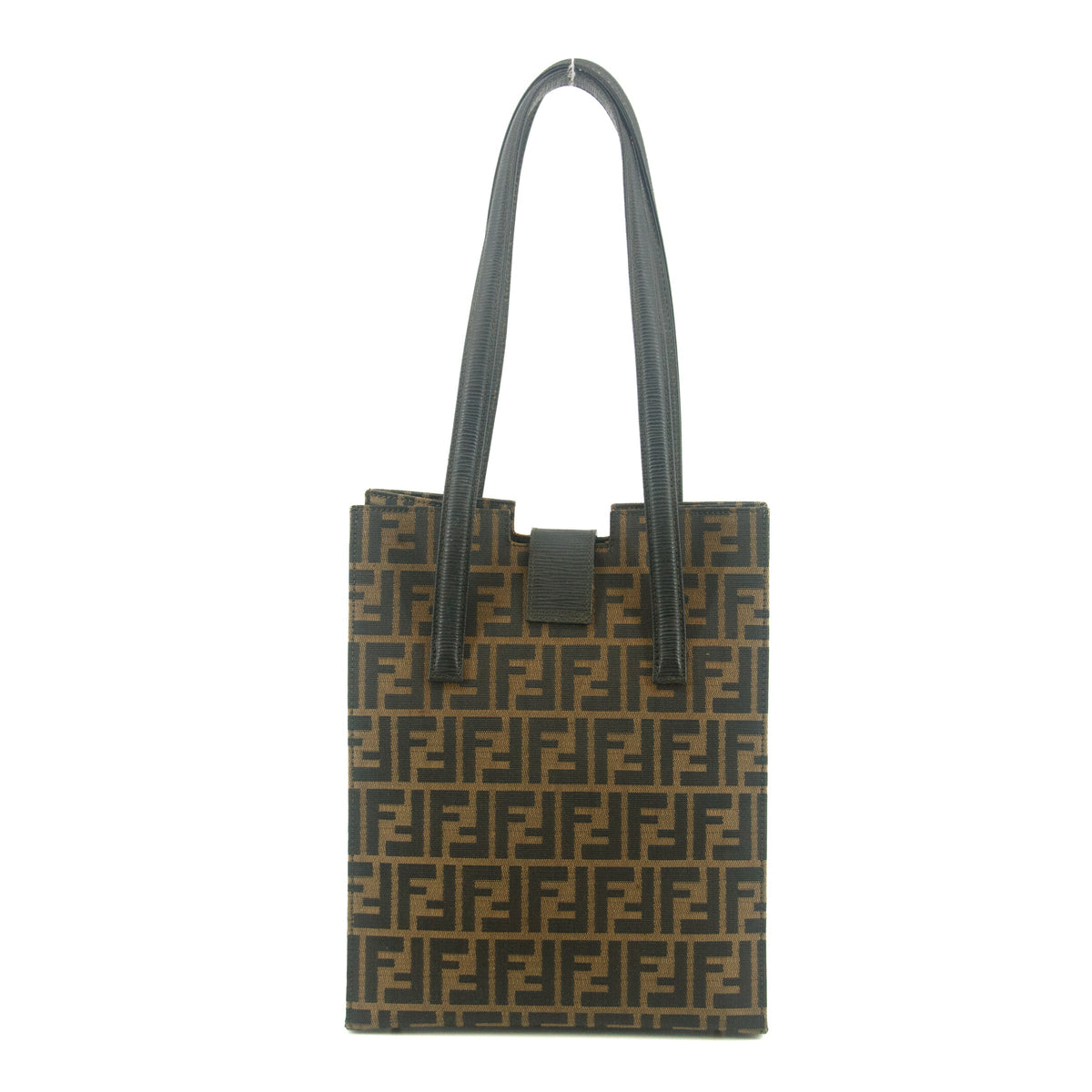 Fendi Vintage FF Zucca Pattern Canvas Shoulder Bag  #9348