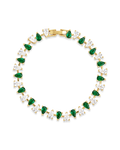 Emerald Pear Cut Tennis Bracelet