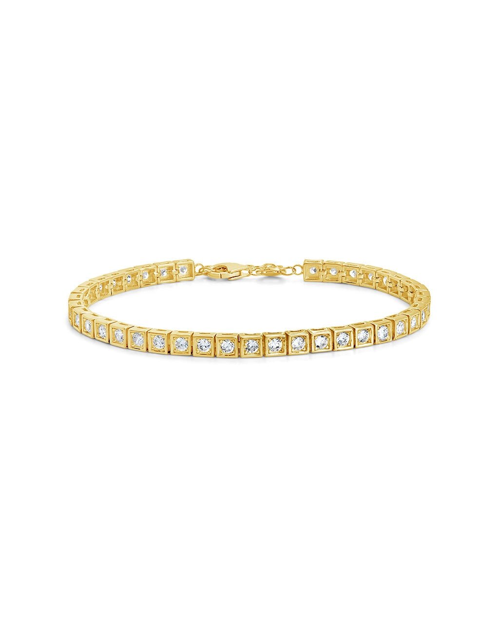Christina Square CZ Tennis Bracelet