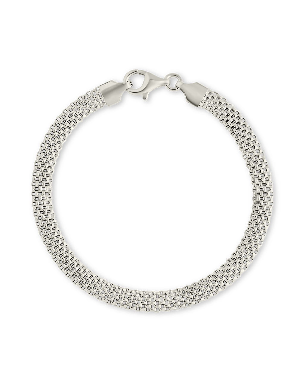 Sterling Silver Mesh Chain Bracelet
