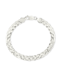 Sterling Silver Woven Chain Bracelet