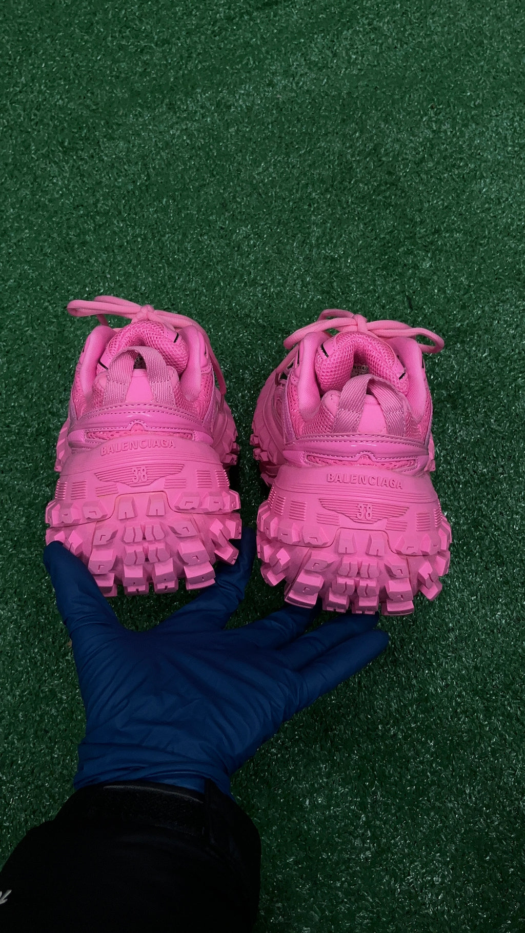 Balenciaga Pink Defender Sneaker