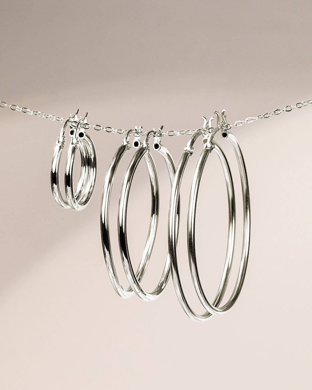 Sterling Silver Hoop Earrings