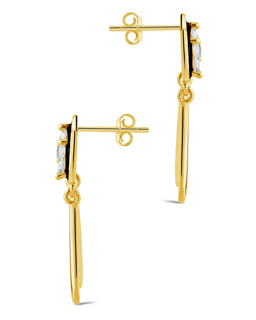Nyx CZ & Enamel Dangle Earrings
