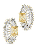 Nina Elongated CZ Stud Earrings