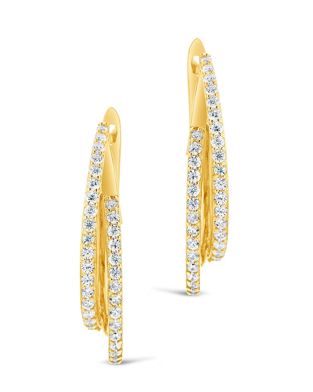 Kyle CZ Hoop Earrings