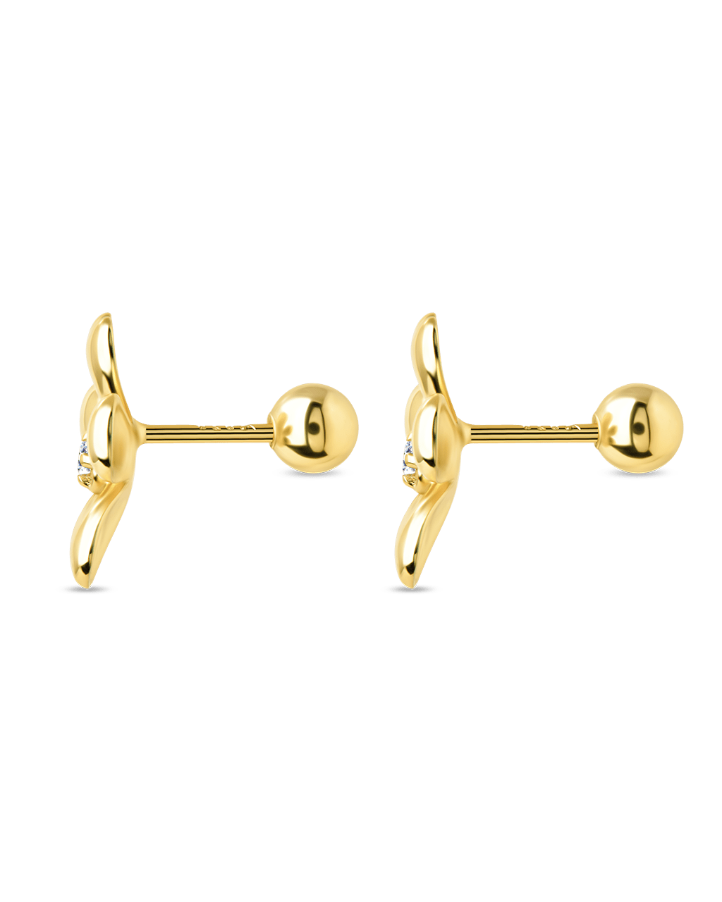 Jocelyn CZ Micro Flower Stud Earrings