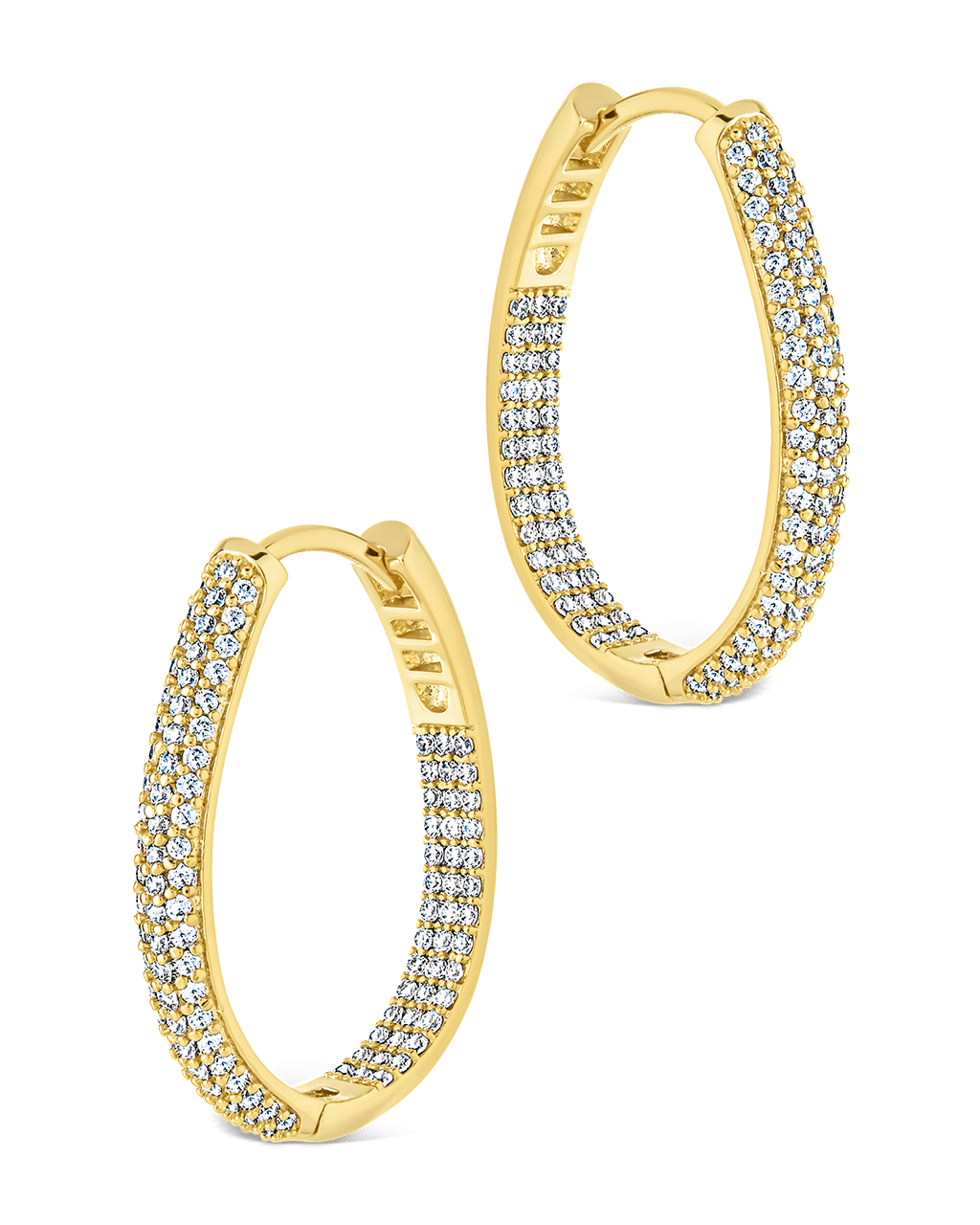 Melba Pave CZ Hoops