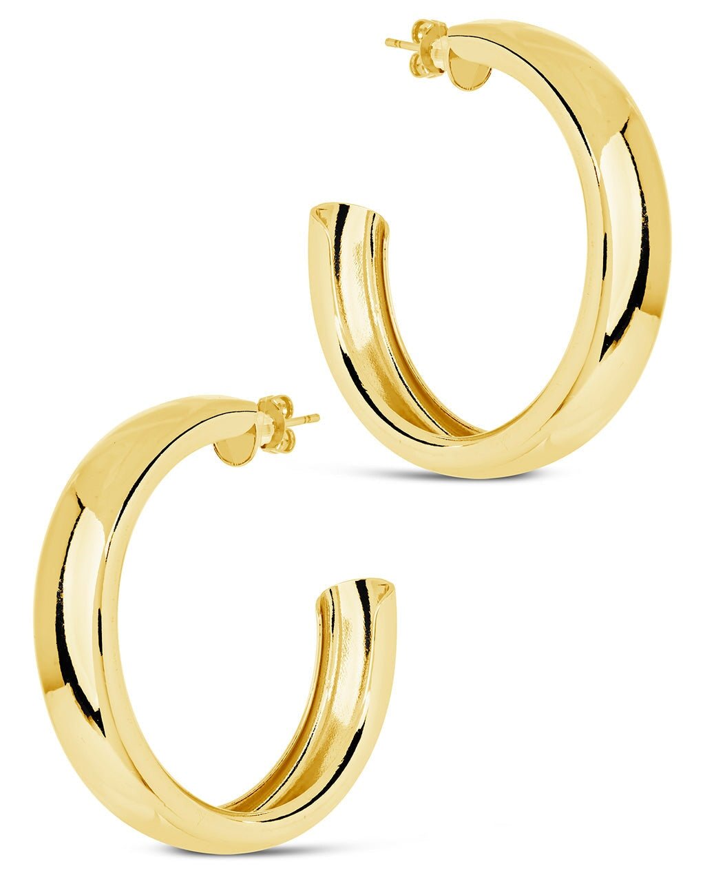 Liviana Polished Statement Hoop Earrings