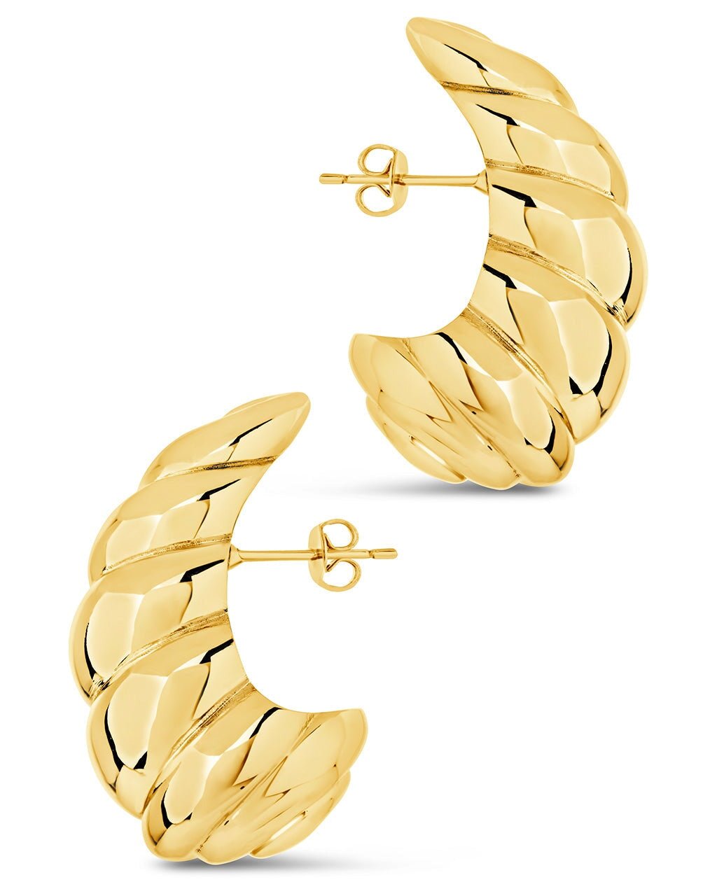 Bobine Statement Stud Earrings