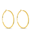 Leona Polished Hoop Earrings