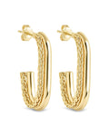 Callista Braided Suspender Earrings