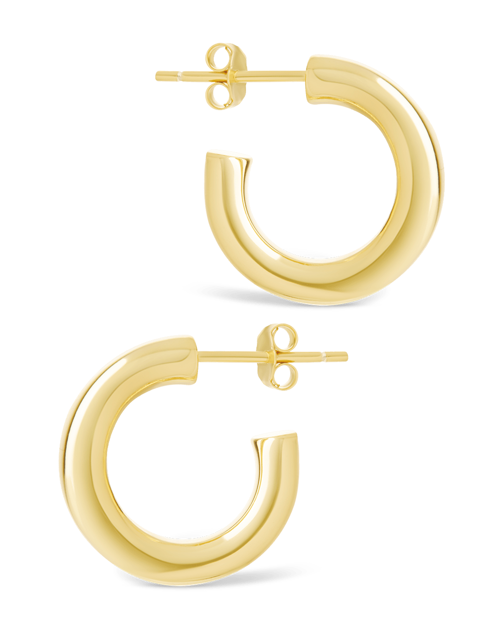 Sterling Silver Marisa Polished Stud Earrings