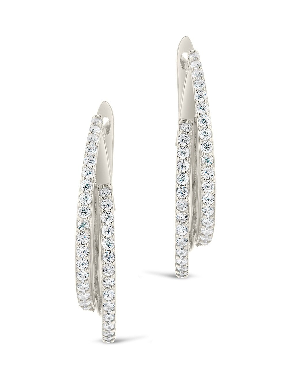 Kyle CZ Hoop Earrings