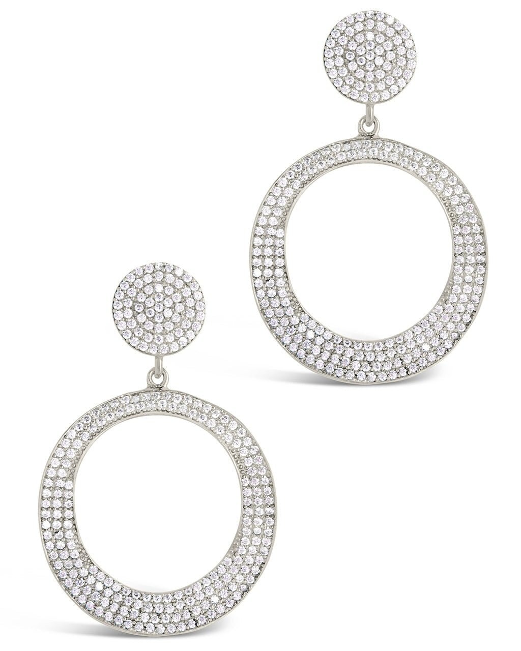 Juniper CZ Statement Drop Earrings