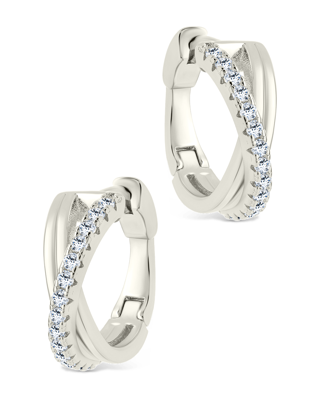 Juliana CZ Hoop Earrings