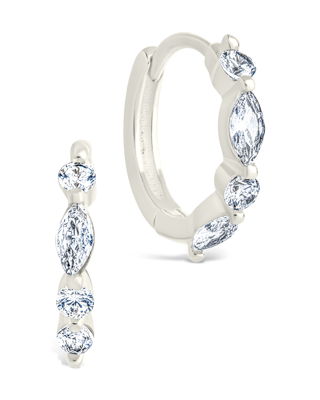 Sterling Silver Kensington Micro Hoops