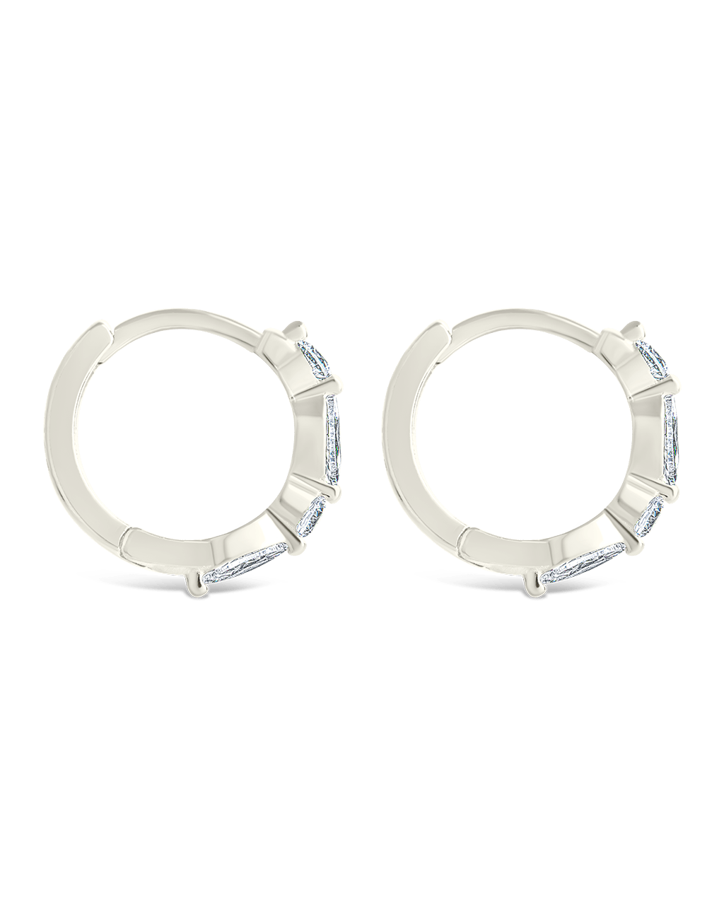 Sterling Silver Kensington Micro Hoops