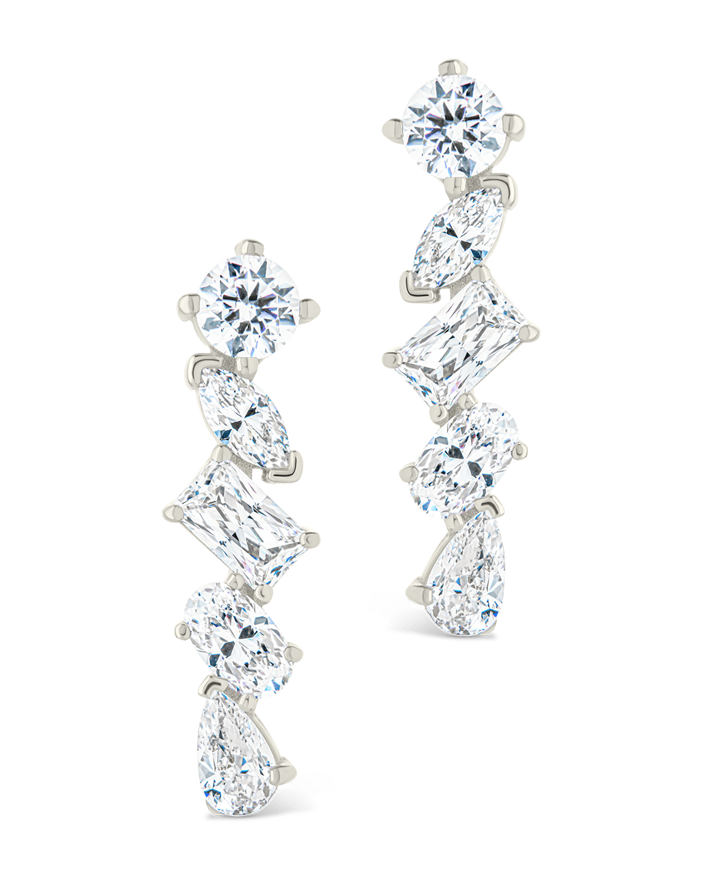 Sterling Silver Blythlyn CZ Studs