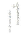 Sterling Silver Jacinda CZ Dangle Earrings