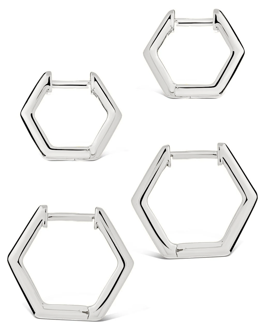 Emmy Geometric Hoop Earring Set of 2