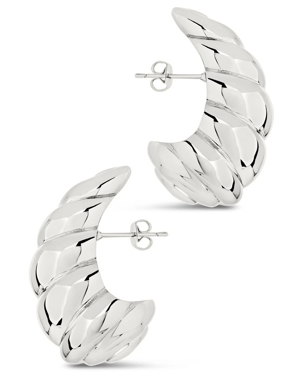 Bobine Statement Stud Earrings