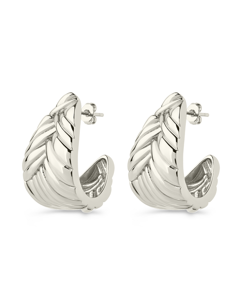 Ellis Braided Hoops