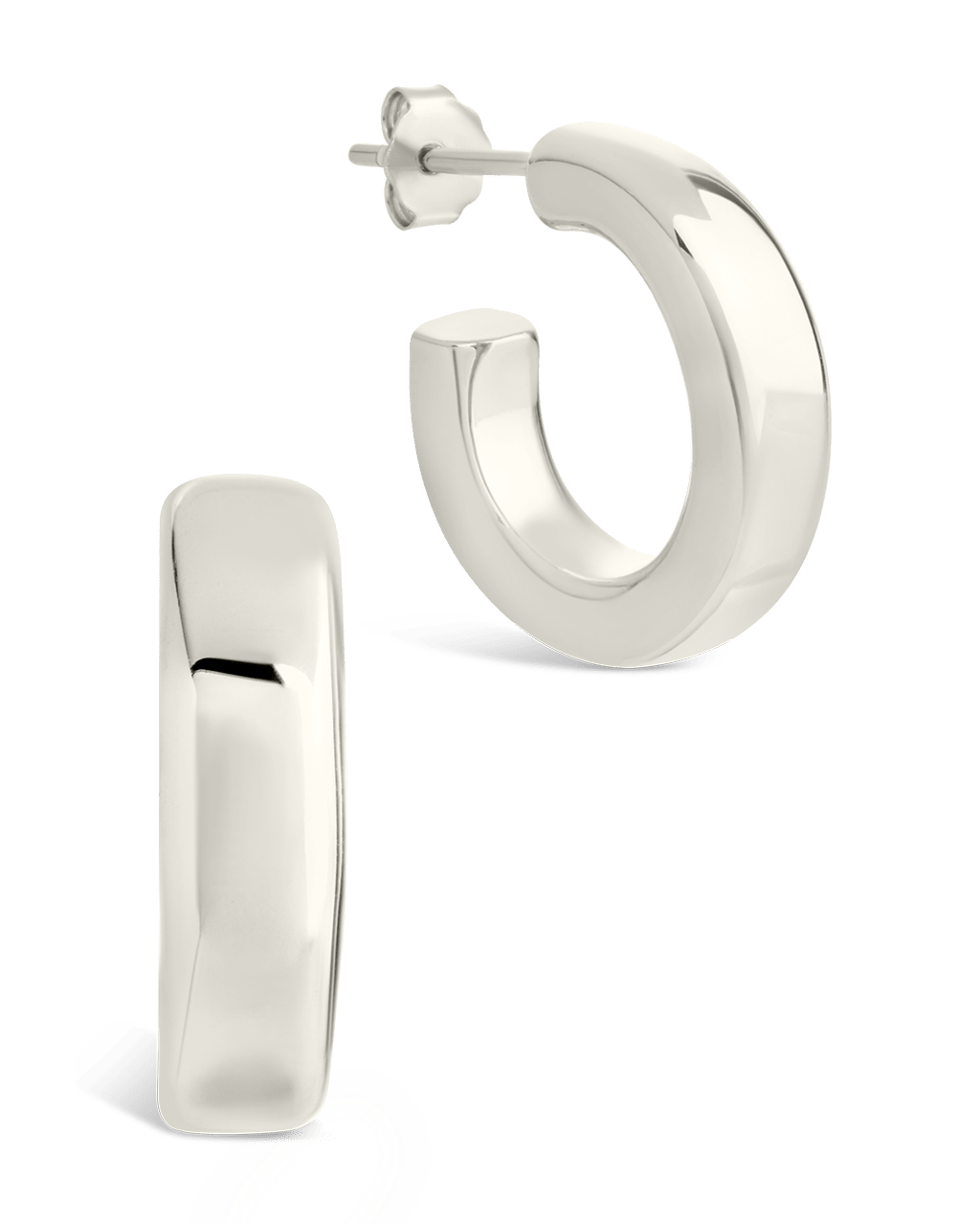 Sterling Silver Marisa Polished Stud Earrings
